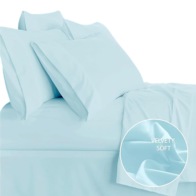 Luxury Wrinkle And Fade Resistant Ultra Soft Microfiber Single Fitted Sheet,