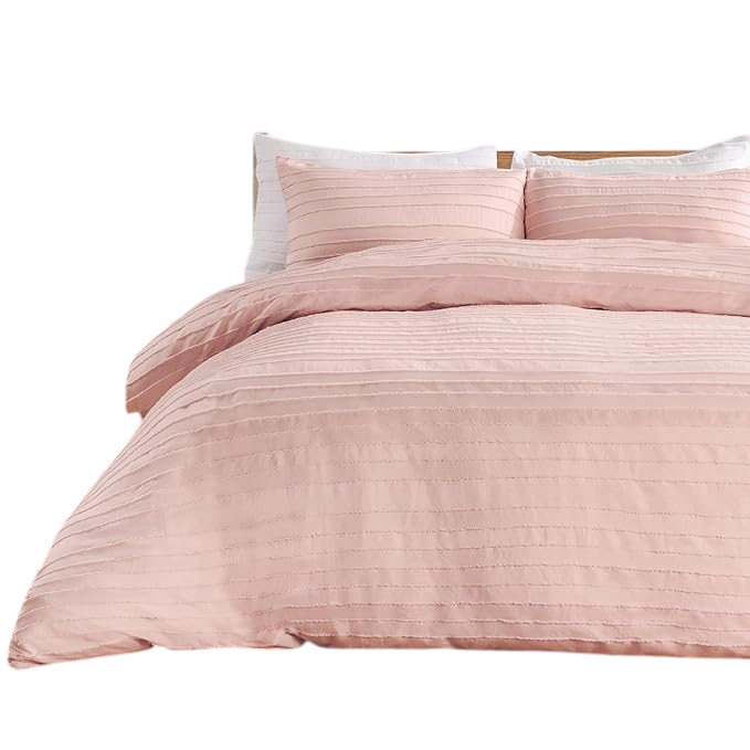 Duvet Cover Full Size, Navy 3 Pieces Boho Tufted Duvet Cover Set, Soft and Lightweight