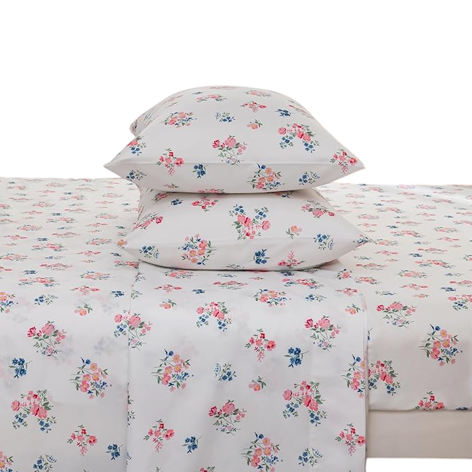 Floral Bed Sheets Queen Size 18” Deep Pocket Queen