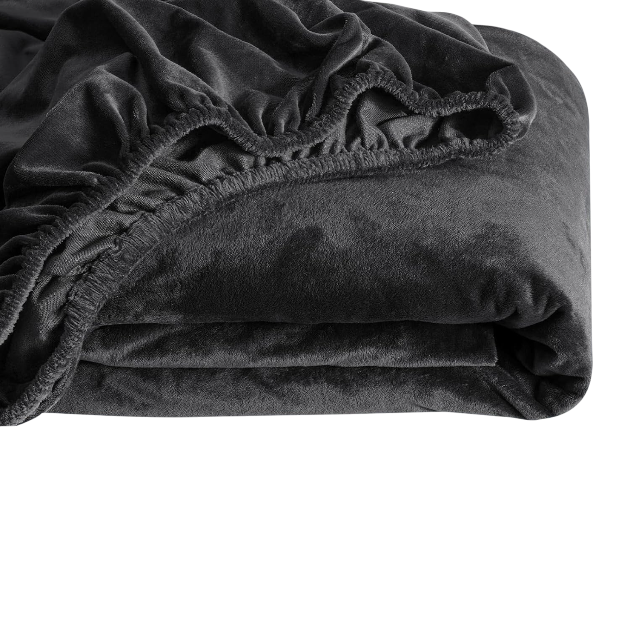 Velvet Fitted Sheet Queen Size, 16" Deep Pocket