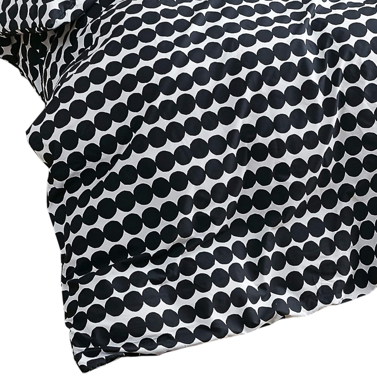 Queen Duvet Cover Set, Cotton Bedding with Matching Shams & Button Closure,
