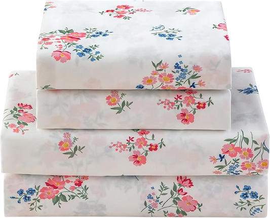 Floral Bed Sheets Queen Size 18” Deep Pocket Queen