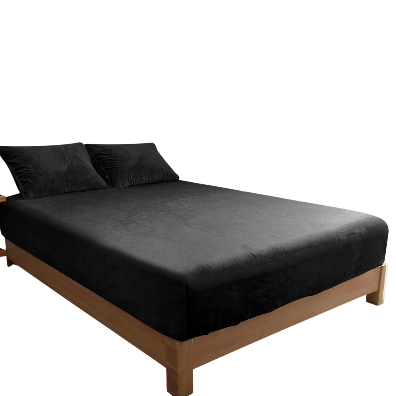 Velvet Fitted Sheet Queen Size, 16" Deep Pocket